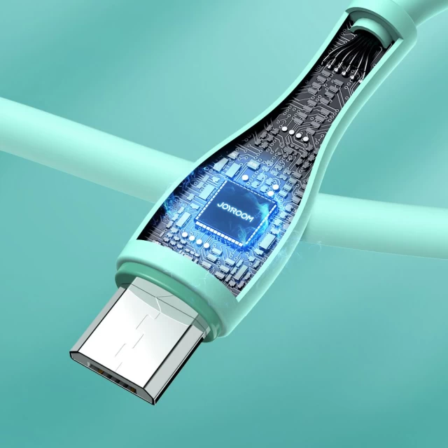 Кабель Joyroom USB-A to micro USB 2.4A 1m White (S-1030M8-WH-USB-A)