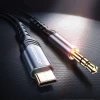 Кабель Joyroom AUX Cable Mini Jack 3.5mm to USB-C 1m Black (SY-A03-BK-1)