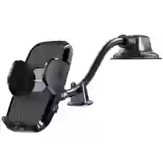 Автодержатель Joyroom Car Phone Holder with Flexible Arm for Dashboard Windshield Black (JR-ZS259-BK-WD)