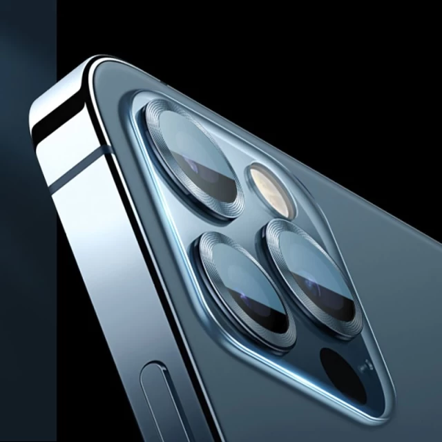 Захисне скло Joyroom для камери iPhone 12 Shining Series Green (JR-PF687)