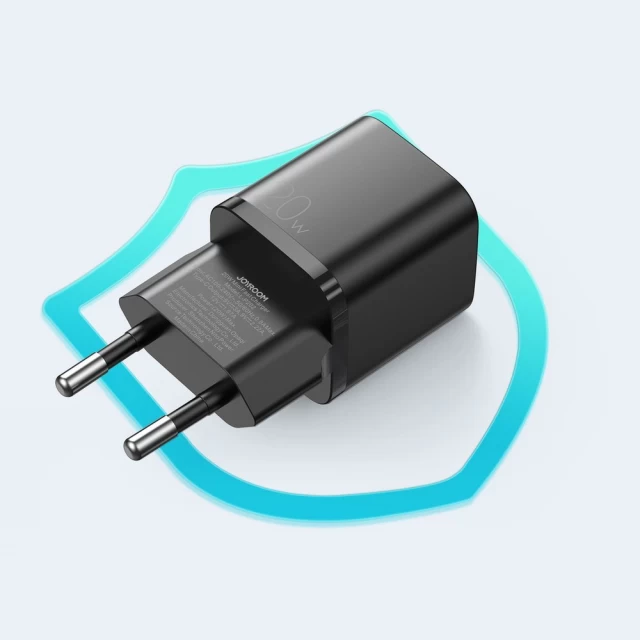 Сетевое зарядное устройство Joyroom Quick Charge USB-C 20W Black (L-P202-BK)
