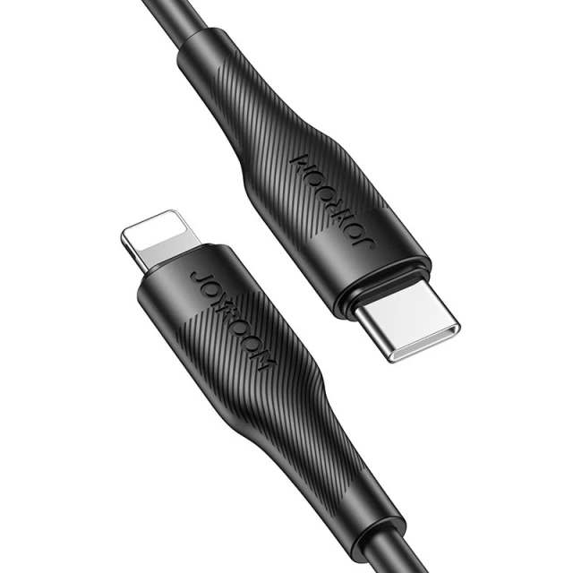 Кабель Joyroom USB-C to Lightning 20W 2.4A 0.25m Black (S-02524M3-BLACK)