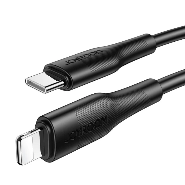 Кабель Joyroom USB-C to Lightning 20W 2.4A 0.25m Black (S-02524M3-BLACK)