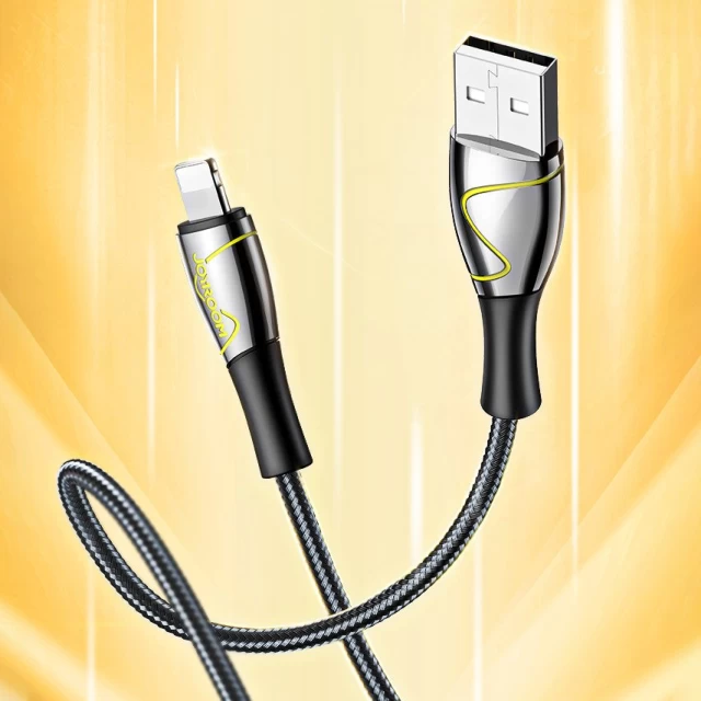 Кабель Joyroom Mermaid Series USB-A to Lightning 2.4A 1.2m Black (S-1230K6-BK-LG)