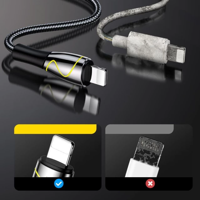 Кабель Joyroom Mermaid Series USB-A to USB-C 3A 2m Black (S-2030K6-BK-USB-C)