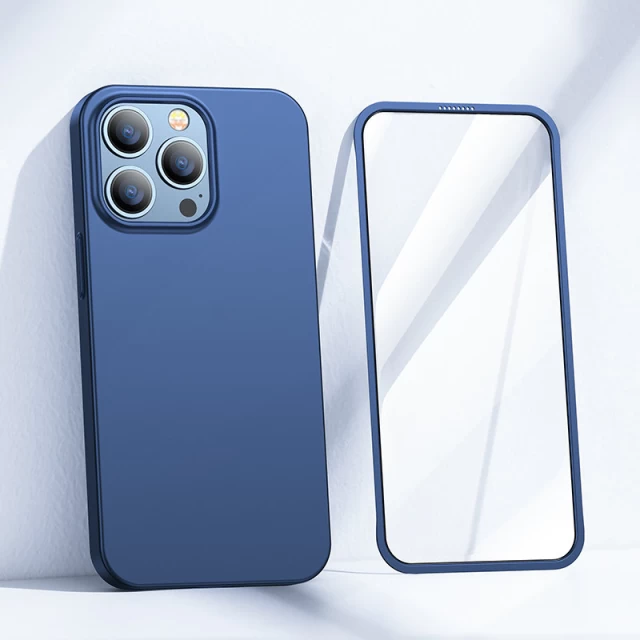 Чохол із захисним склом Joyroom 360 для iPhone 13 Pro Blue (JR-BP935-BLUE)