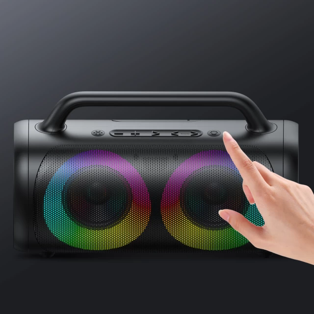 Акустична система Joyroom 5.1 Wireless Bluetooth Speaker with Led Color Lighting Black (JR-MW02)