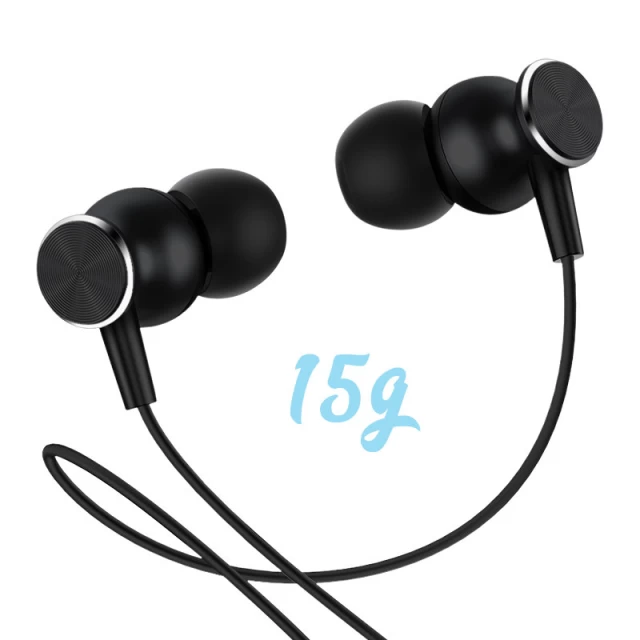 Наушники Joyroom Ear Headphones USB-C with Remote/Microphone Black (JR-EC04-BLACK)
