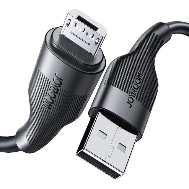 Кабель Joyroom USB-A to micro USB 3A 1m Black (S-1030M12-BK-USB-A)