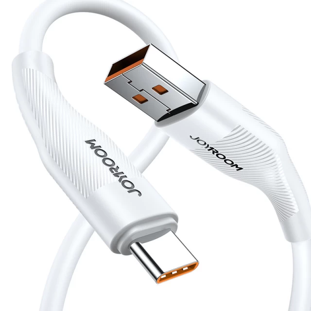 Кабель Joyroom USB-A to USB-C 6A 1m White (S-1060M12-WH)