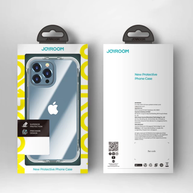 Чохол Joyroom Defender Series для iPhone 13 Pro Transparent (JR-BP955)