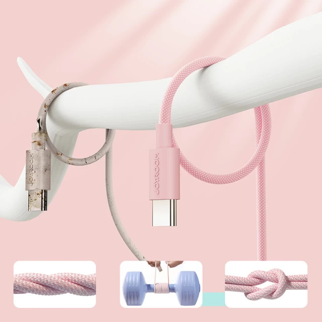 Кабель Joyroom USB-A to Lightning 1m Pink (S-1030M13-PK)