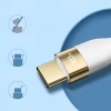 Кабель Joyroom Liquid Silicone USB-C to USB-C 100W 1.2m White (S-1250N18-10-WH)