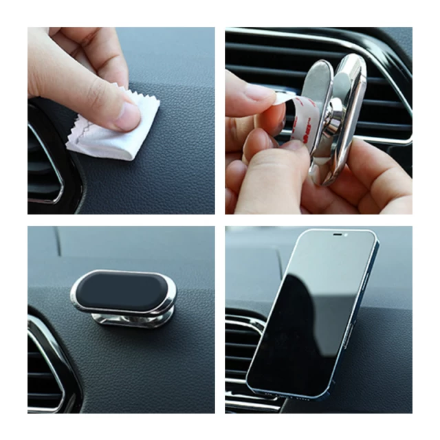 Автодержатель Joyroom Self Adhesive Magnetic Holder Car Dashboard Silver (JR-ZS227-SL)