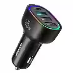 Автомобильное зарядное устройство Joyroom 3x USB-A/USB-C Black (JR-CL09)