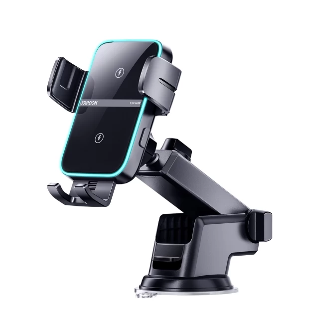 Автотримач з функцією бездротової зарядки Joyroom JR-ZS246 Dashboard Car Mount 15W Black (6941237179746)