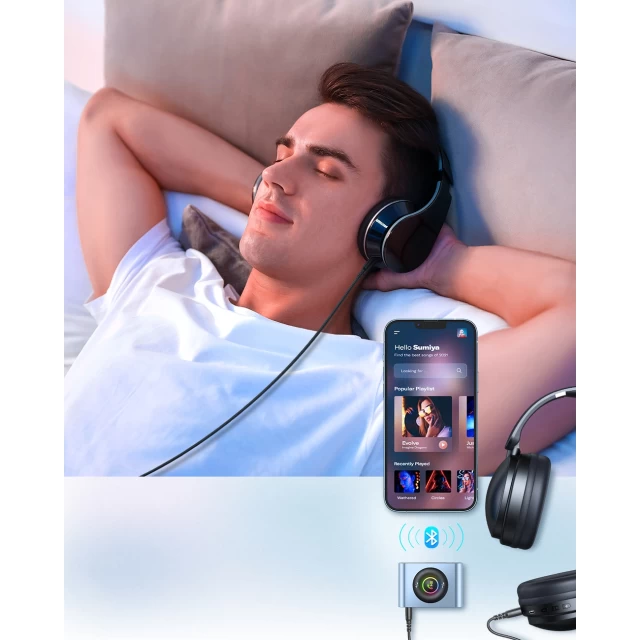 Аудіопередавач Joyroom Bluetooth 5.3 AUX Mini Jack 3.5mm (6941237181473)