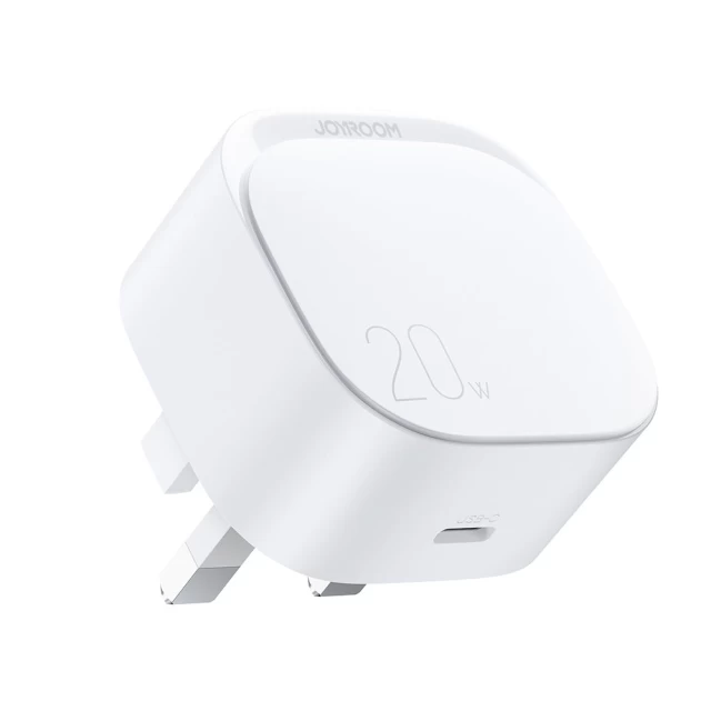 Мережевий зарядний пристрій Joyroom FC UK 20W USB-C White (L-P210 white)