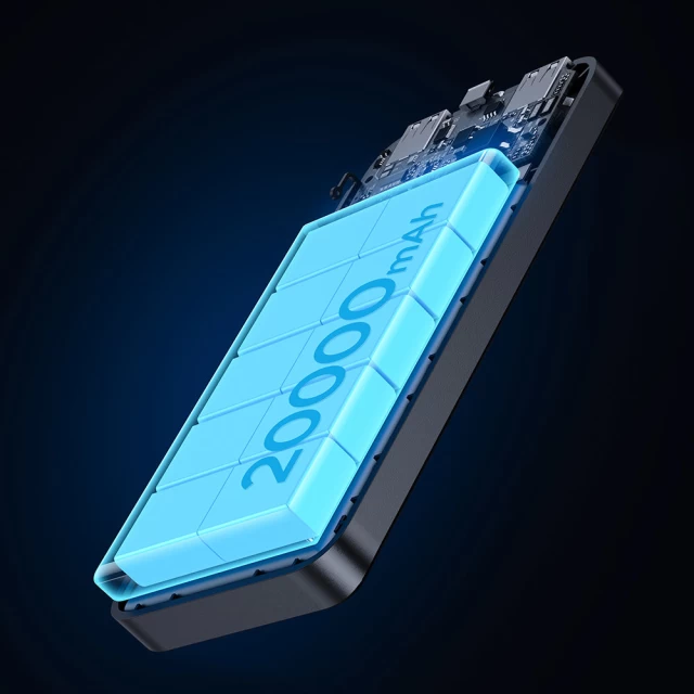 Портативное зарядное устройство Joyroom 20000mAh 15W 3А Black (JR-T014)