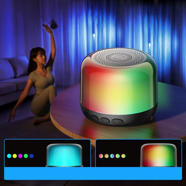 Акустическая система Joyroom Bluetooth 5.1 RGB Wireless Speaker Black (JR-ML03)