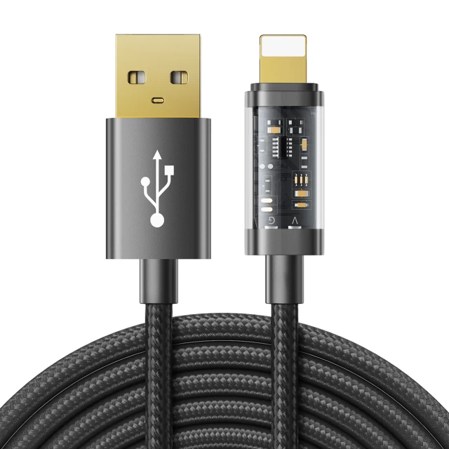 Кабель Joyroom USB-A to Lightning 20W 2.4A 2m Black (S-UL012A20-BK)