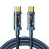 Кабель Joyroom USB-C to USB-C 100W 1.2m Blue (S-CC100A12-BL-1.2)