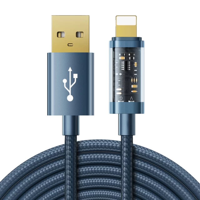 Кабель Joyroom USB-A to Lightning 20W 2.4A 2m Blue (S-UL012A20-BL)