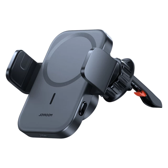 Автотримач з функцією бездротової зарядки Joyroom Qi Wireless Induction Charger for Dashboard 15W with MagSafe (JR-ZS295-DB)