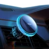 Автодержатель с функцией беспроводной зарядки Joyroom Qi Wireless Induction Charger for Ventilation Grille 15W Silver with MagSafe (JR-ZS291)