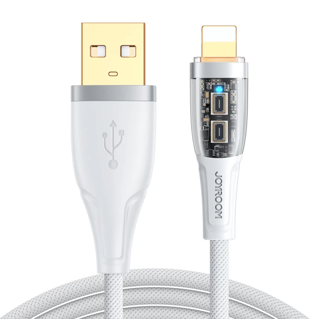 Кабель Joyroom Fast Charging with Smart Switch USB-А to Lightning 1.2m White (S-UL012A3-white)