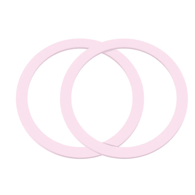 Металлическое магнитное кольцо Joyroom for Smartphone Pink (2 Pack) (JR-MAG-M3-PK-2)