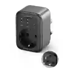 Сетевое зарядное устройство Ugreen CD314 UK 30W USB-C | 2xUSB-A | AC Black (15261)