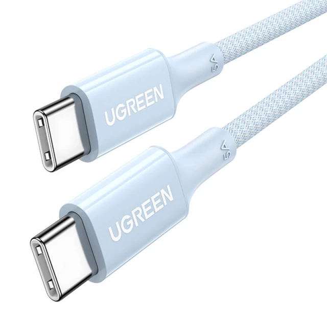 Кабель Ugreen US557 USB-C to USB-C Fast Charhing 100W 0.5m Blue (15270)