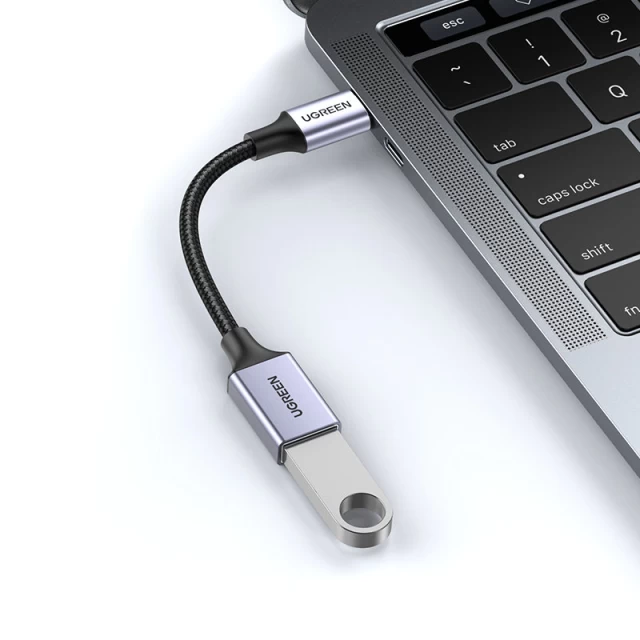 Адаптер Ugreen USB-C to USB-A 0.15m Black (6941876213054)