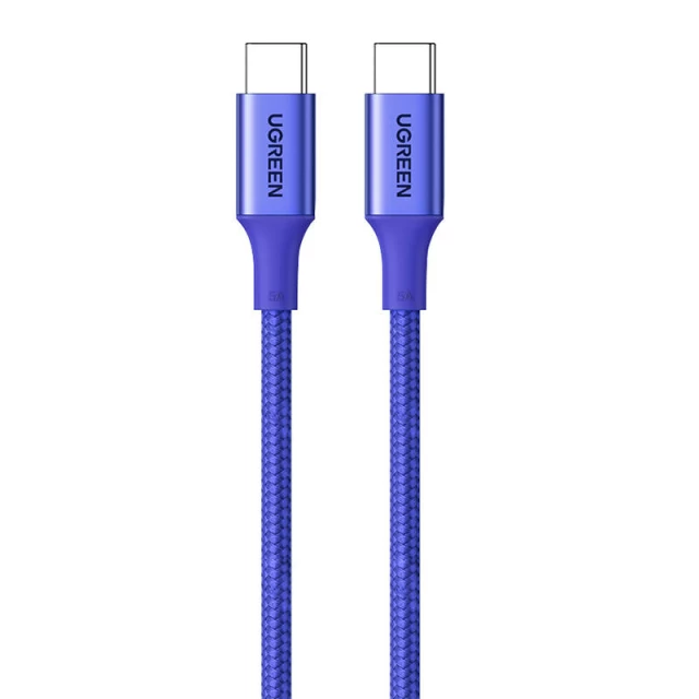 Кабель Ugreen USB-C to USB-C 100W 1m Blue (15309)