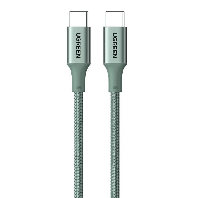 Кабель Ugreen USB-C to USB-C 100W 1m Green (15310)