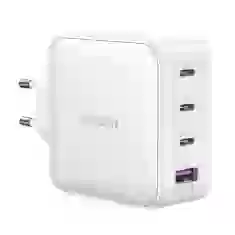 Мережевий зарядний пристрій Ugreen 100W 3xUSB-C | USB-A White (15337)