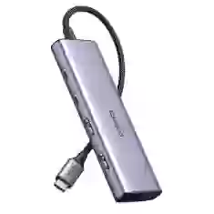 USB-хаб Ugreen 4-in-1 USB-C to 2xUSB-A/2хUSB-C Grey (15395-ugreen)