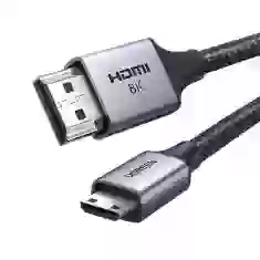Кабель Ugreen Mini HDMI 8K to HDMI 8K 2m Grey (15515)