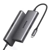 USB-хаб Ugreen CM498 7-in-1 USB-C to 2xUSB-A/2xUSB-C/HDMI/SD/TF Silver (15531)