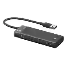 USB-хаб Ugreen CM653 4-in-1 USB-A to 4xUSB-A Grey (15548)
