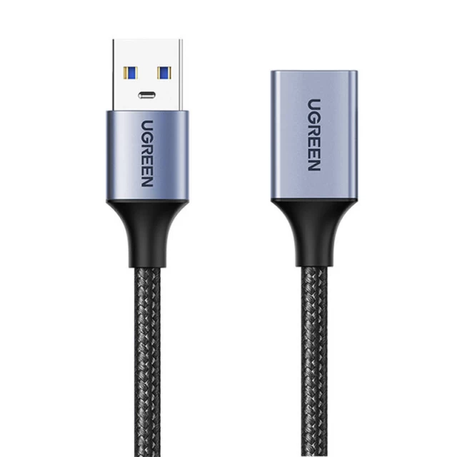 Адаптер Ugreen US115 USB-A to USB-A 5m Black (25285-ugreen)