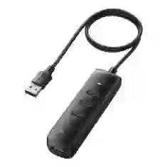 USB-хаб Ugreen CM416 5-in-1 USB-C to 4xUSB-A/USB-C Black (80657B)