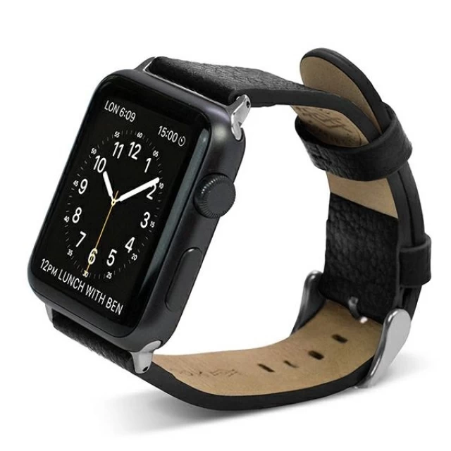 Ремінець X-Doria Lux для Apple Watch 41 | 40 | 38 mm Black (23821)