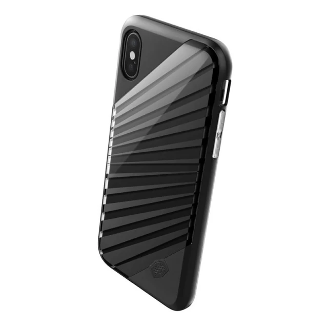 Чехол Raptic X-Doria Revel Lux для iPhone X Black Rays (460866)