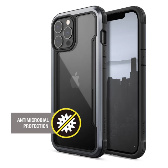 Чехол Raptic X-Doria Shield Pro для iPhone 13 Pro Max Black Antimicrobial (472647)