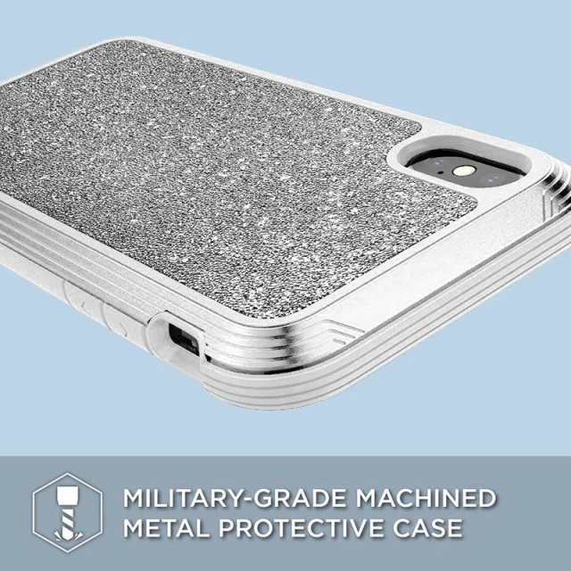 Чохол Raptic X-Doria Defense Lux для iPhone XS Max White Glitter (474375)