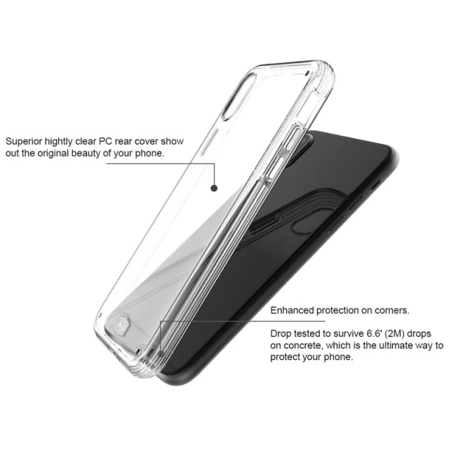 Чехол Raptic X-Doria ClearVue для iPhone XS Max Clear (474627)