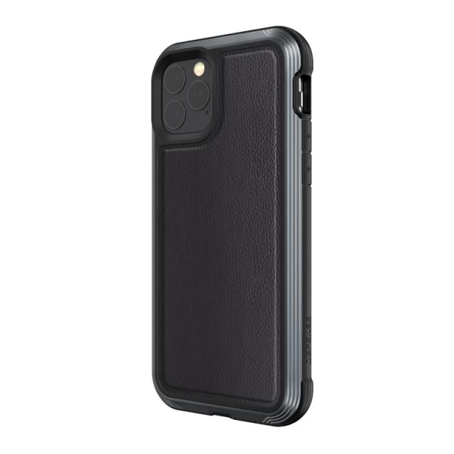 Чехол Raptic X-Doria Defense Lux для iPhone 11 Pro Black Leather (484466)