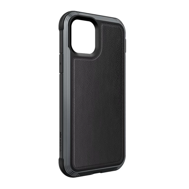 Чехол Raptic X-Doria Defense Lux для iPhone 11 Pro Black Leather (484466)